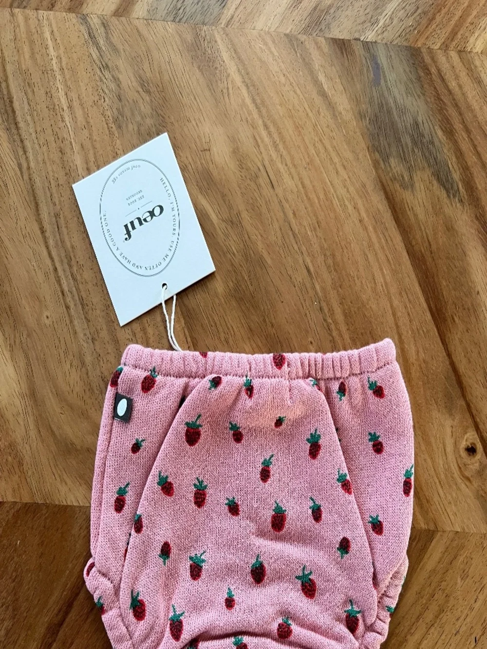 Oeuf Strawberry Diaper Cover
